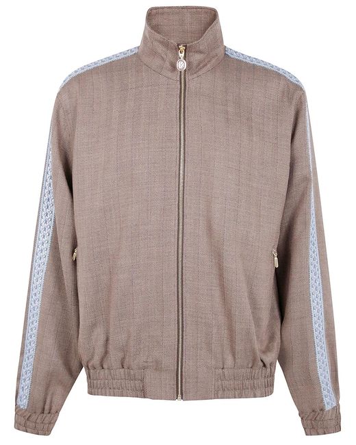 Drole de Monsieur Brown "La Trackjacket Chevron" Jacket for men