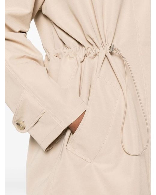 Fay Natural Midi Parka Coat