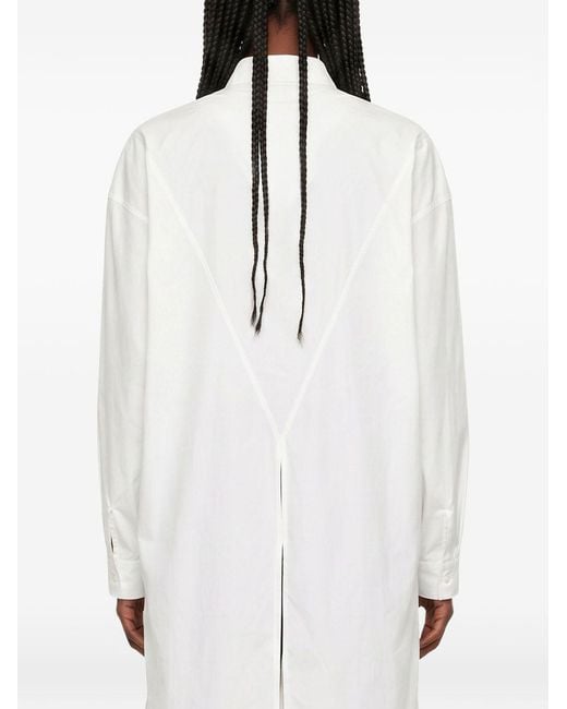 DARKPARK White Cotton Polyamide Elastane Shirt