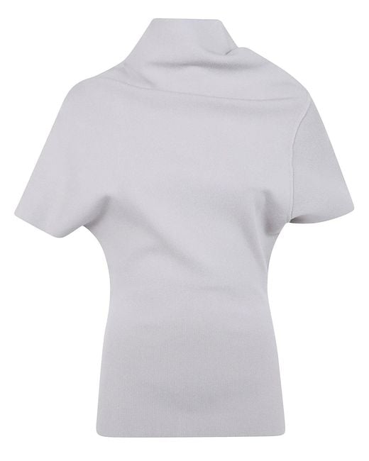 Rick Owens White "Draped" Top