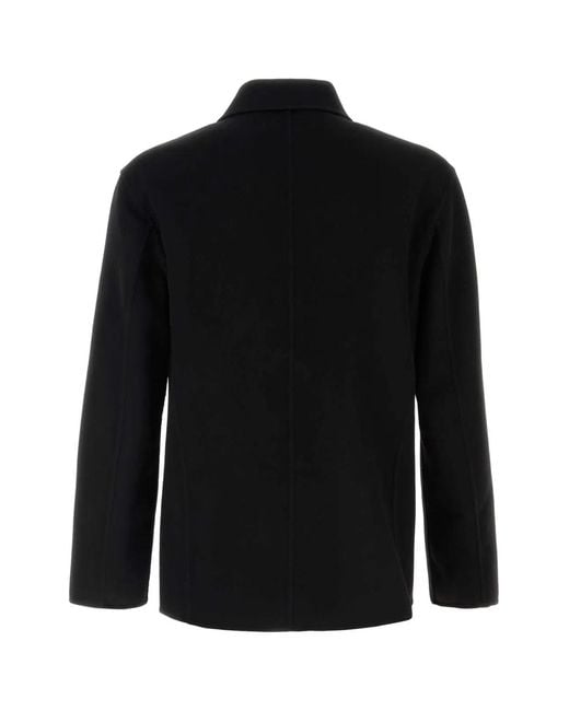 Jil Sander Black Outer Shirt 42 Db for men