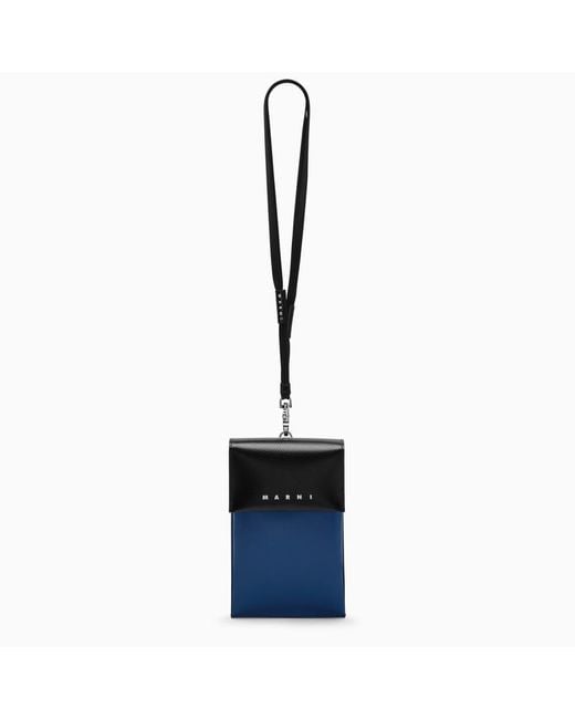 Marni Black Two-Tone Polyester Tribeca Phone Case