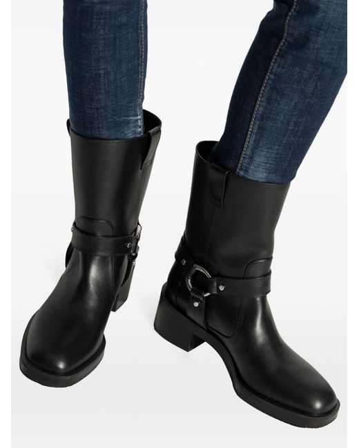 Stuart Weitzman Black Jax Mini Bootie