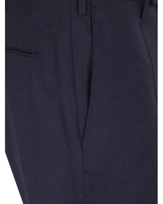 Incotex Blue Classic Chino Trousers for men