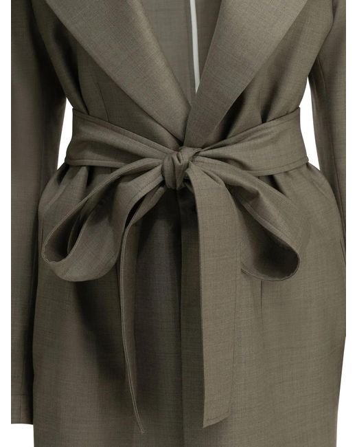 Sa Su Phi Green Wool Silk Jacket