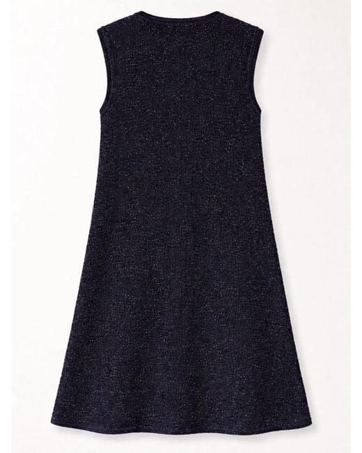 Fabiana Filippi Blue Mini Dress With Sequins