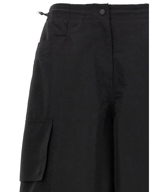 Palm Angels Black Parachute Pants