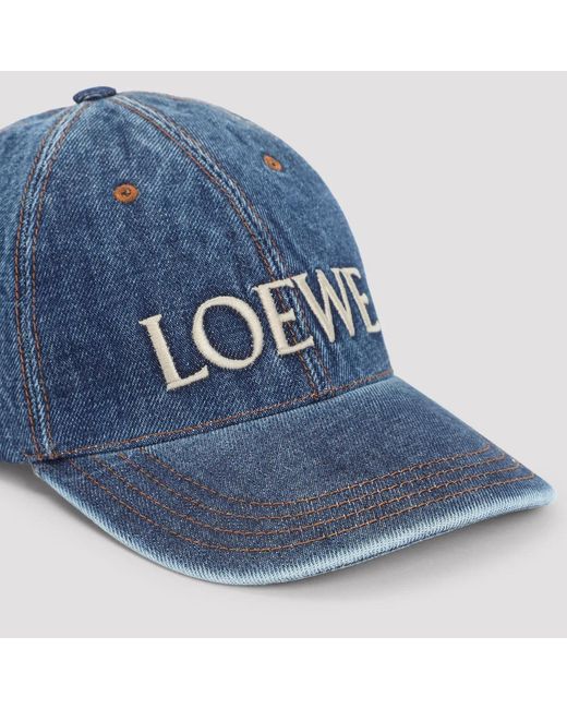 Loewe Blue Denim Baseball Cap