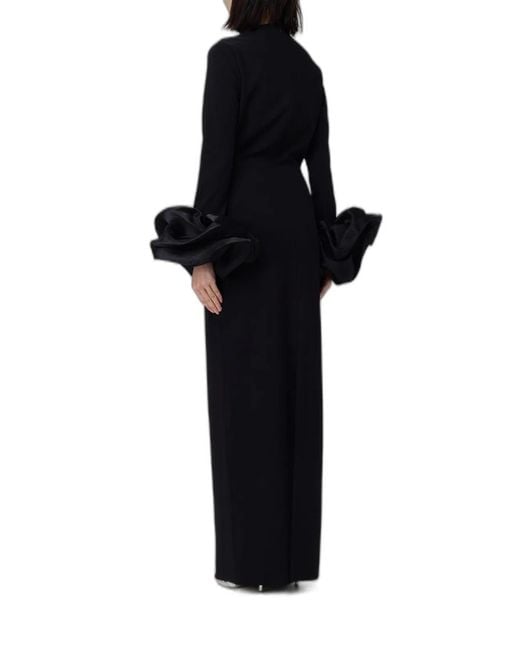 Solace London Black Valerie Maxi Dress