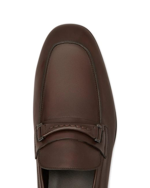 Tod's Brown Calfskin Leather Shoes for men