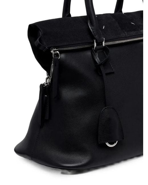 Maison Margiela Black "5Ac" Soft Medium Bag