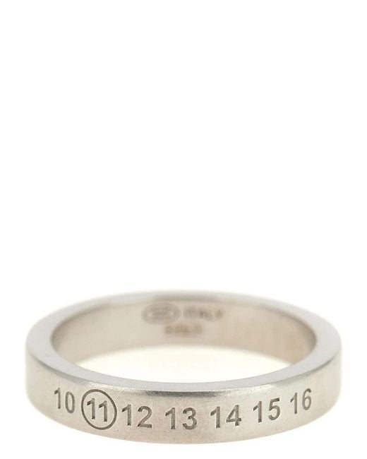Maison Margiela Natural 'Number Reference' Ring for men