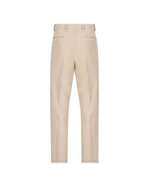 Prada Natural Cotton Trousers for men