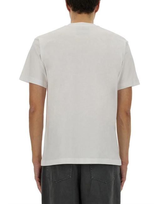 Moschino White "Breakfast" T-Shirt for men