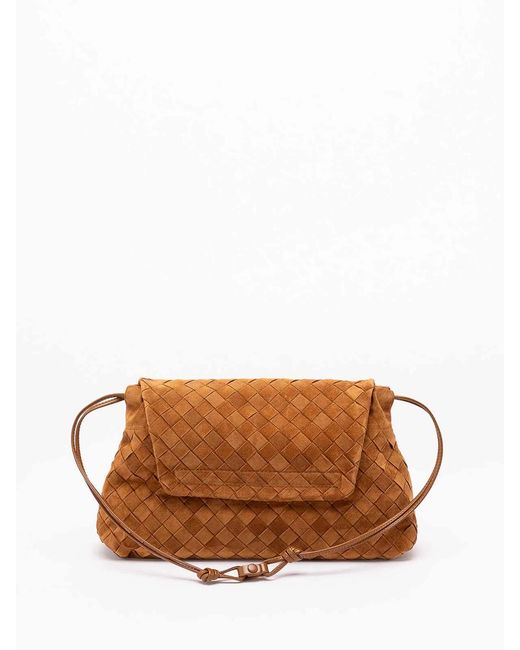 Bottega Veneta Brown Calfskin Giorno Tote Bag