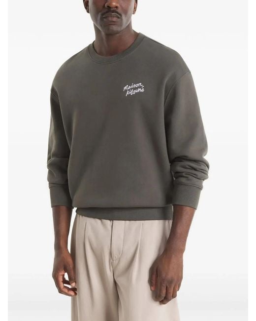 Maison Kitsuné Gray Maison Kitsuné Maison Kitsuné Paris Comfort Sweatshirt for men