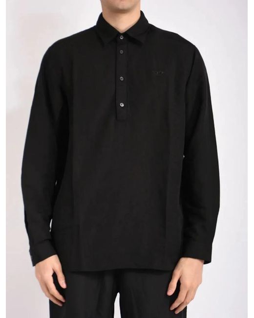 DIESEL Blue Modal Viscose Linen Sweater for men