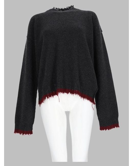 Uma Wang Black 100% Cashmere Top