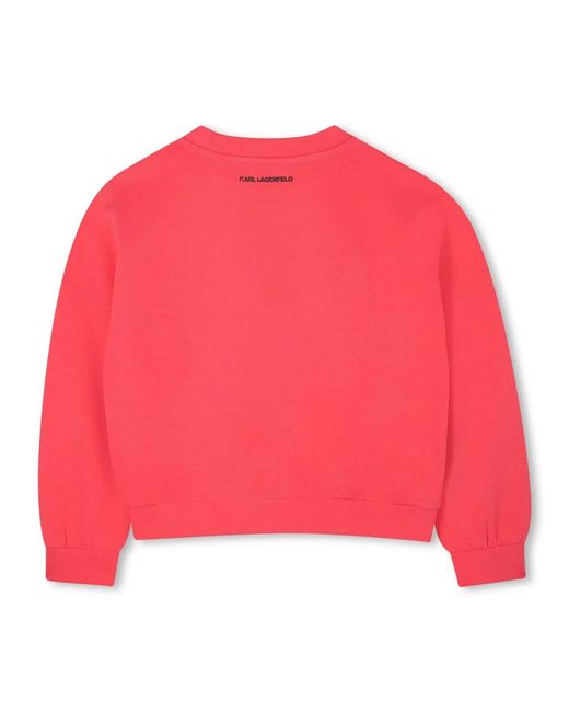 Karl Lagerfeld Pink Sweatshirt With Logo