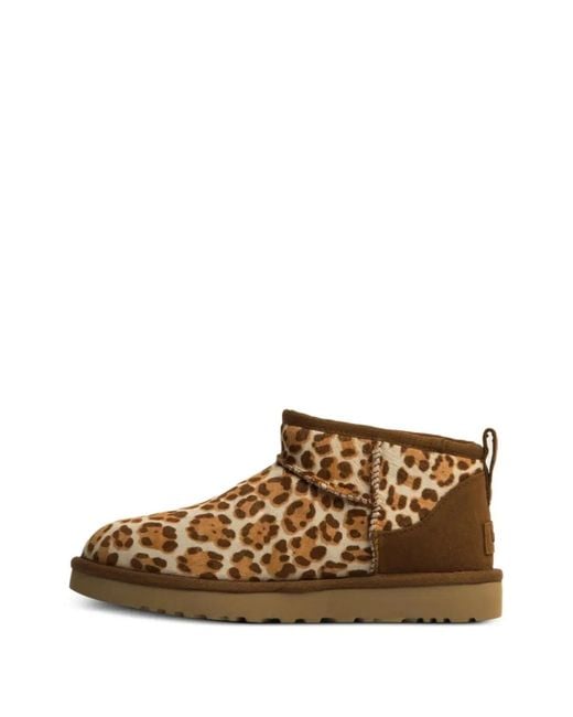 Ugg Brown "Classic Ultra Mini Plains" Boots
