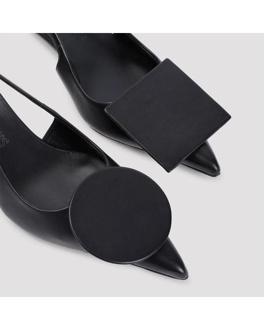 Jacquemus Black Les Slingbacks Duelo B Pumps