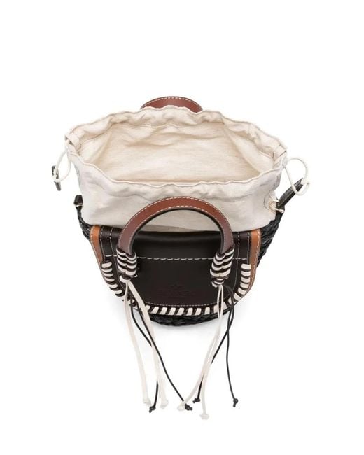 CUBA LAB Black Habanera Bucket Bag