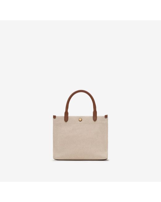 Burberry Natural Ll Mn Canvas Tote Ll6