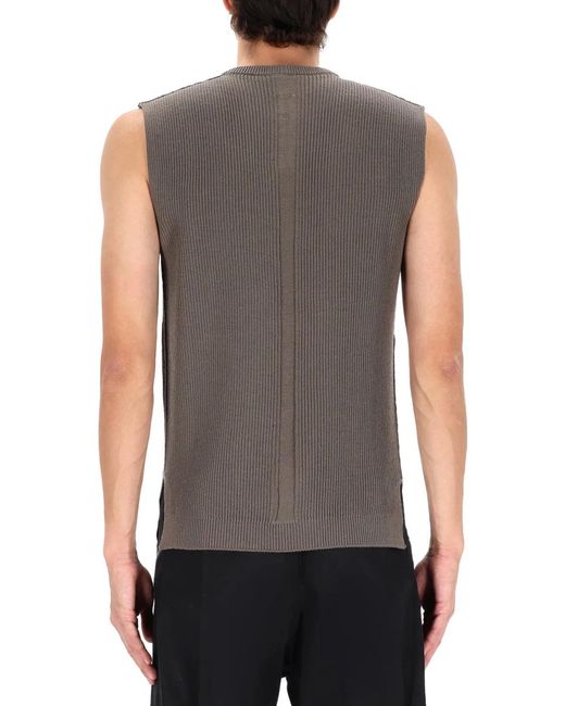 Rick Owens Brown Knitted Tops for men