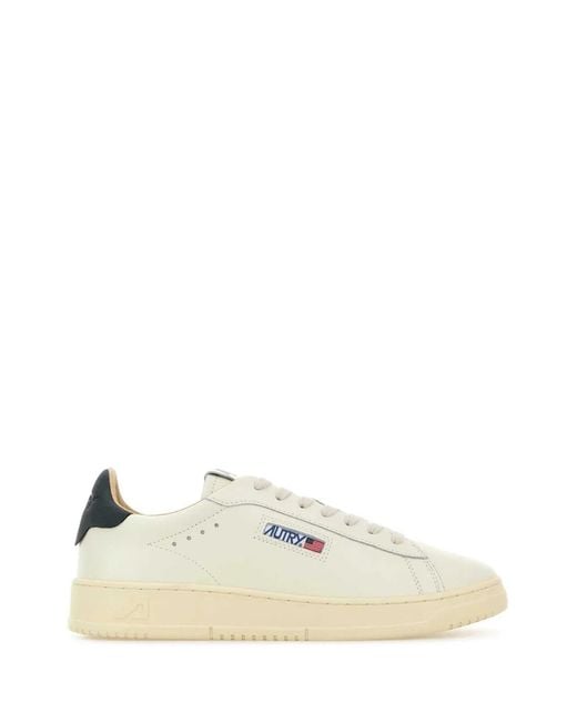 Autry White Dallas Low Mr04 Leather Marshmallow/Space for men