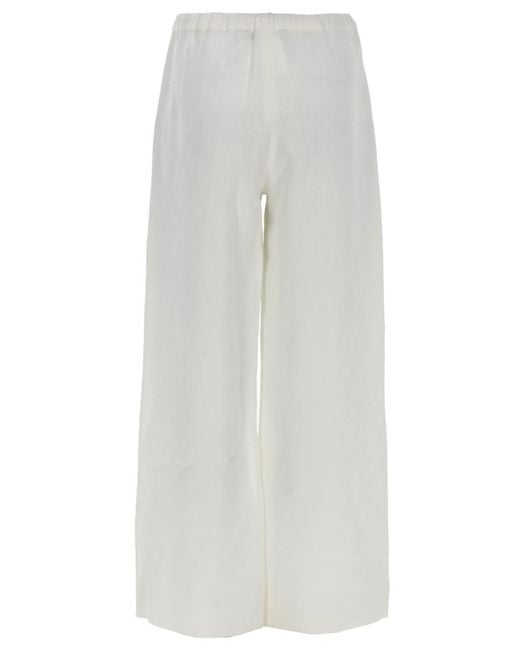 Max Mara White S Max Mara Pantalone Amedea