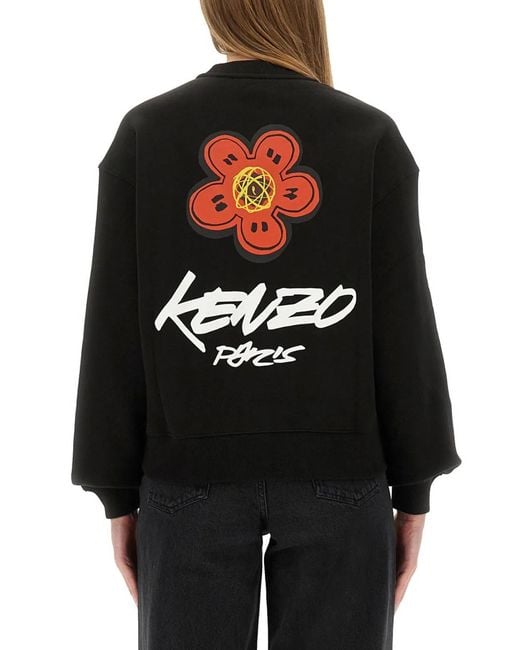 KENZO Black Cotton Sweatshirts