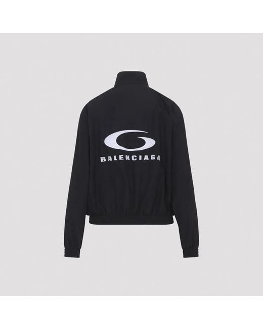 Balenciaga Black Cotton Jackets Tracksuit