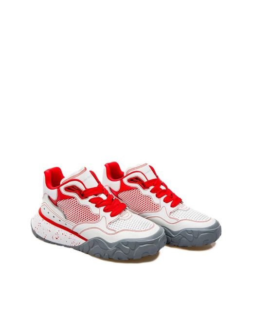 McQueen Pink Court Trainer Chunky Sneakers for men