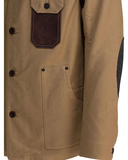 Junya Watanabe Brown Cotton Work Jacket for men