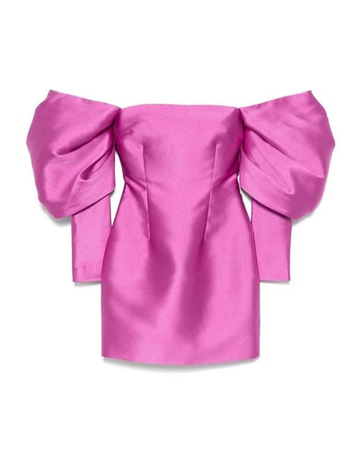 Solace London Pink Freja Mini Dress