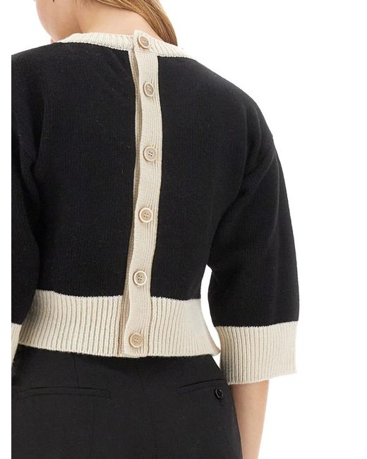 Marni Black Jersey With Logo