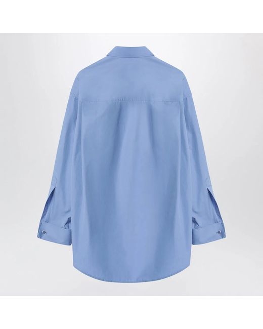 Balenciaga Blue Light Cotton Shirt