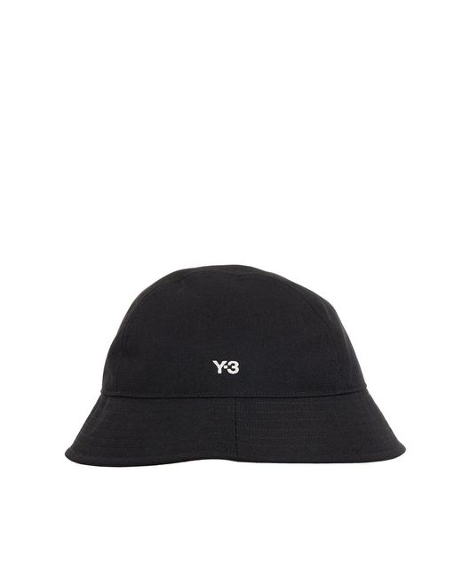 Y-3 Black Cappello Bucket for men