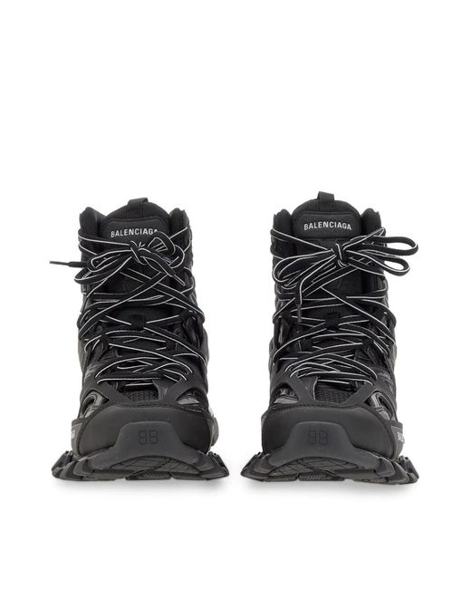 Balenciaga Black Track Hike High-Top Sneakers