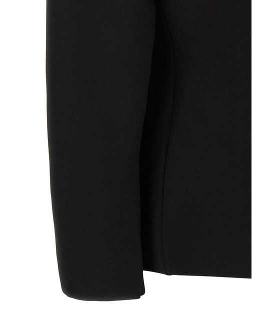 Jacquemus Black 'La Veste Ovalo' Blazer