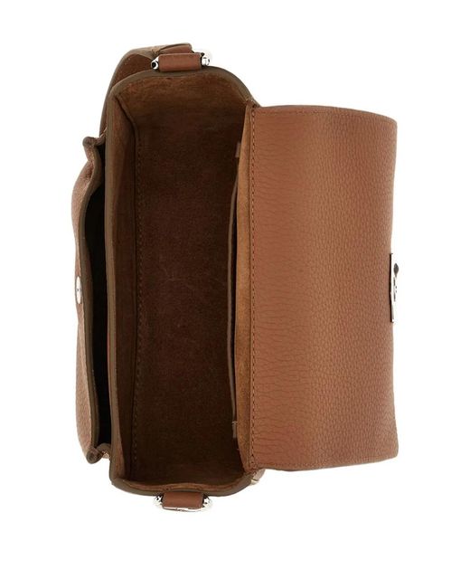 Hogan Brown Bag Flap