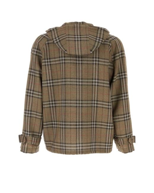 Burberry Green Jackets for men