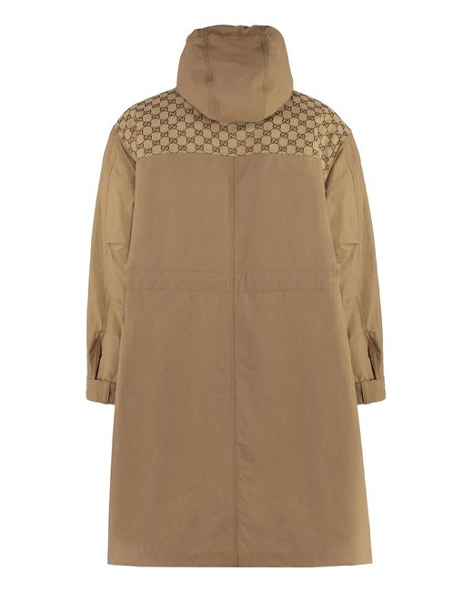 Gucci Brown Biscuit Nylon Jacket for men