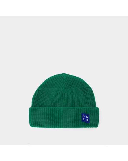 Adererror Green 03 Beanie