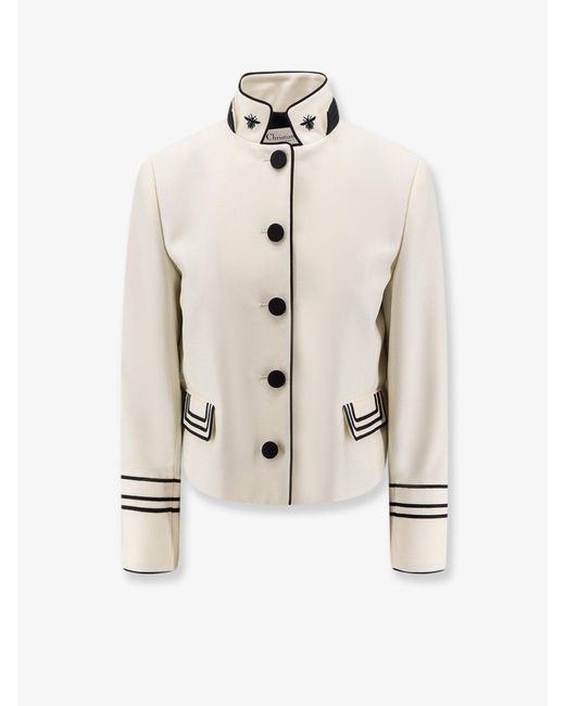 Dior Natural Wool And Mohair Blazer