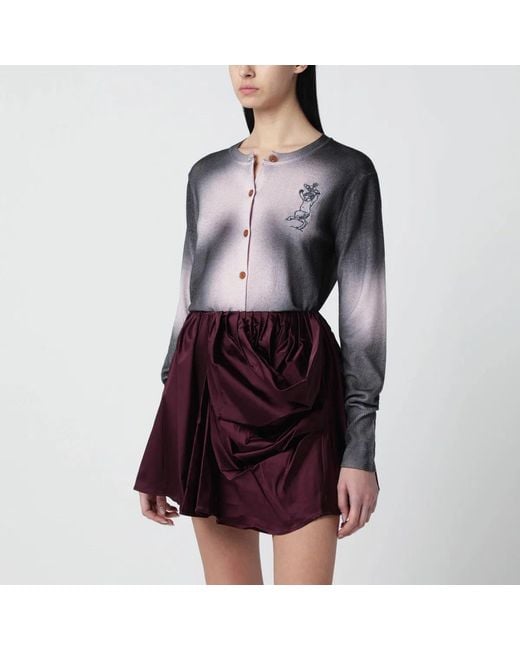Vivienne Westwood Pink Dégradé-Effect Cardigan