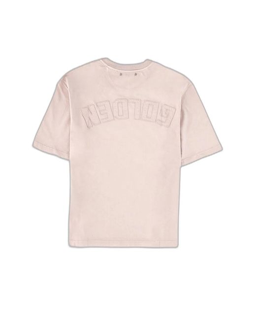 Golden Goose Deluxe Brand White Tshirt With Logo
