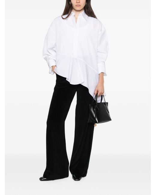 Circolo 1901 Black Cotton Trousers