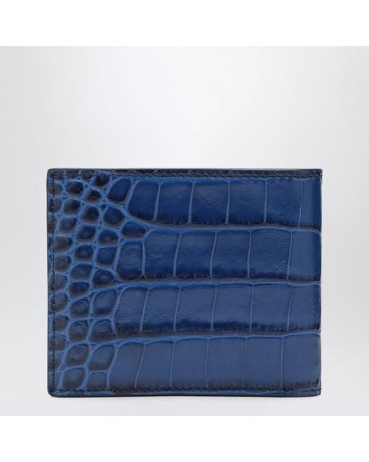 Tom Ford Blue Bifold Wallet for men