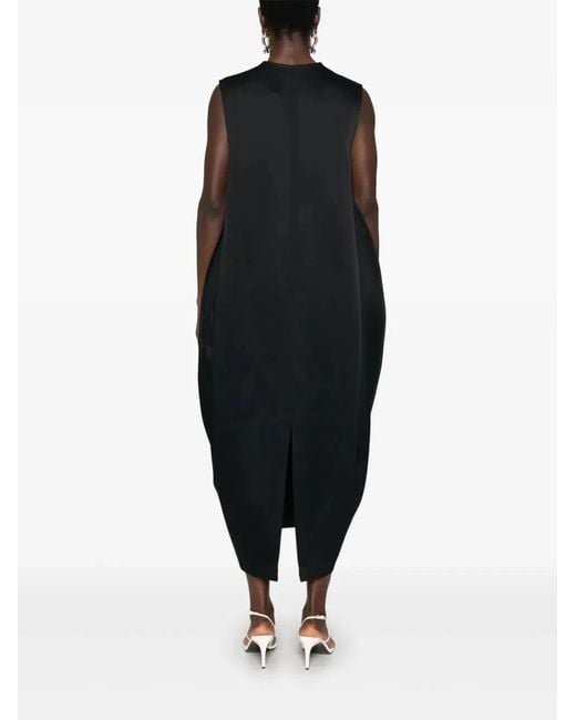 Khaite Black Blanche Dress